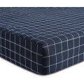 Wholesale Classic plaid pattern printed polyester bedding set sheet set